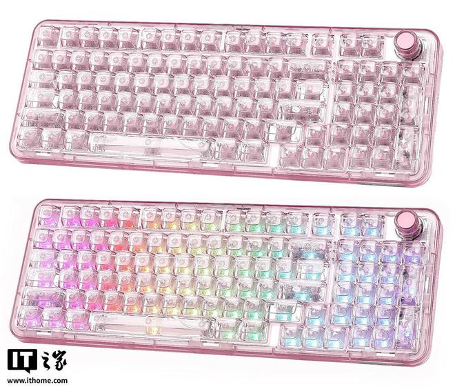机械键盘Gasket 结构+Snow 线性轴开元棋牌YUNZII 推出 X98 透明风格(图2)